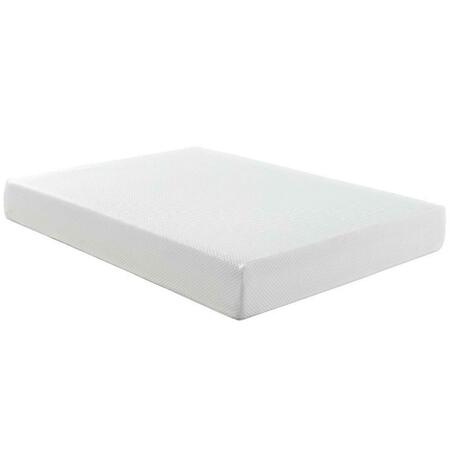 MODWAY FURNITURE 10 in. Aveline Full Mattress, White MOD-5488-WHI